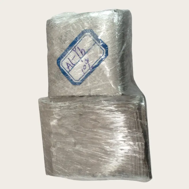 Aluminum Ytterbium Alloy AlYb Master Alloy For Refine Grains Of Aluminum Alloy